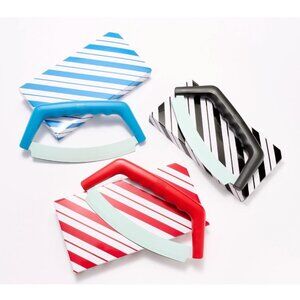 Kuhn Rikon Mezzaluna Knives SET OF 3 & Gift Boxes k65497 CLASSIC COLORS NEW